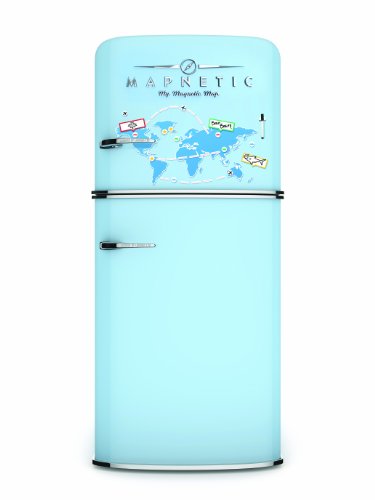 Luckies LUKMAGN Magnetische Weltkarte Mapnetic, 48 x 20 x 1 cm - 4