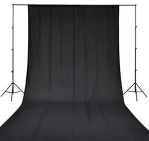 Boosty 8x9ft Black Lekera Backdrop Photo Light Studio Photography Background