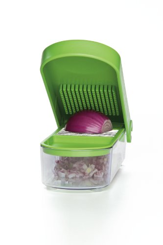 Progressive ONION CHOPPER Stainless Steal Blade 2 cup Capacity To Minimize Tears - 2