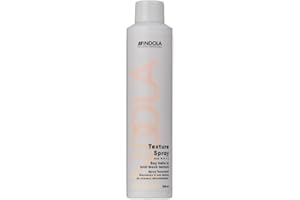 Indola Spray Texturizante 300ml | Consigue Volumen Remodelable | No Pegajoso | Ideal para cabello de Normal a Lacio | Protección termica