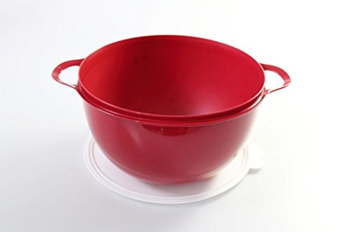 TUPPERWARE Rührschüssel Maximilian 10,0 L dunkelrot Schüssel peng Partybombe Salatbar - 5
