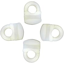 Hoement 30pezzi Ganci Per Binari Per Tende Di Rulli E Ganci In Plastica E Metallo Guide Per Tende Scorrevoli Supporti Per Montaggio Soffitto Con Per Da Doccia - copertina