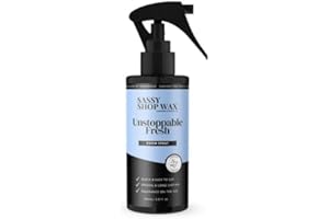 SASSY SCENTS Sassy Shop Wax - Room Spray, Unstoppable Fresh - Notes of Sparkling Citrus & Juicy Fruits, with Transparent Floral Notes - Strong & Long Lasting Fragrance, Vegan Friendly – 150ml