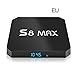 Produktbild Hellycuche S8 4K Max Android TV-Box, 8,1 Rockchip RK3328 4G RAM 32G Rom USB 3.0 HDR H265 Media Player WiFi Bluetooth Netzwerk Full HD DVB-T Scart Set-Top Box Receiver und Recoeder Digital Box