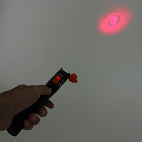10MW 10KM Faser Werkzeug, GOCHANGE Visual Fault Locator 650nm Pen-Typ, LWL Kabeltester Prüfgeräte für Faserlokalisierung Faserführungs und Kontinuität cheching - 4