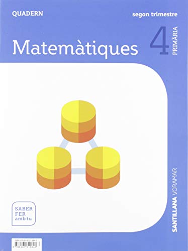QUADERN MATEMATIQUES 4 PRIMARIA 2 TRIM SABER FER AMB TU