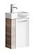 Produktbild Fackelmann 08252 Gäste-WC Waschtisch, Holz, Eiche, Single, 32 x 45 x 70.5 cm