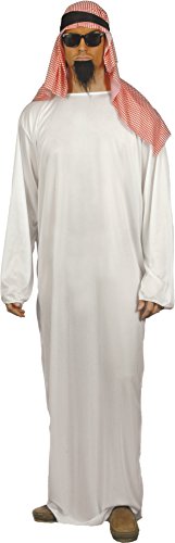 Imagen de smiffy's disfraz de árabe para hombre, talla m 24805m alternativa