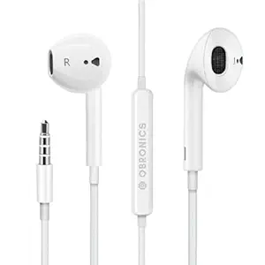 OBRONICS OBR-680 Hi-Fi Bass in-Ear Earphones/Headsets for Vi-vo Y69, Y71, Y53, Y81, X21 UD, X21 and Other 3.5mm Jack Vi-vo Smartphones