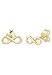 Produktbild Elli Premium Damen-Ohrstecker Infinity Klassiker 375 Gelbgold - 0312380814