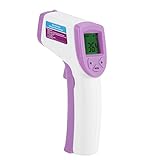 Zerodis Thermomètre Frontal Infrarouge Numérique sans Contact pour Bébé, Enfant, Adulte, Hylogy sans Contact Numérique Médical Professionnel Précise Thermomètre Infrarouge de FDA/CE/ROHS