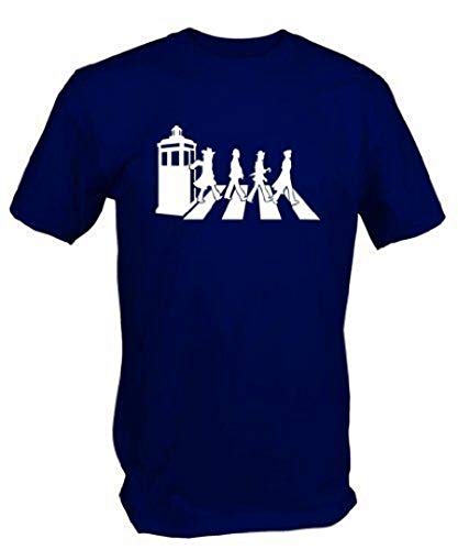 6 TEE NINERS Gallifrey Route T-Shirt (Bleu Marine) - Bleu, X-Large