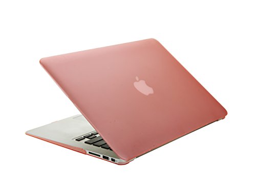 MacBook Air 11 H  lle Schale iNeseon Ultra Slim Plastik Hartschale Tasche Cover Shell  US Rosa und EU Transparent Tastatur Abdeckung Schutzh  lle f  r