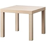Ikea LACK Beistelltisch, 55x55 cm, [Weiß gebeizt Eiche-Effekt]