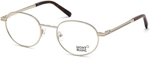 MONT BLANC Unisex Adults’ MB0730 Optical Frames, Gold (Oro), 51.0