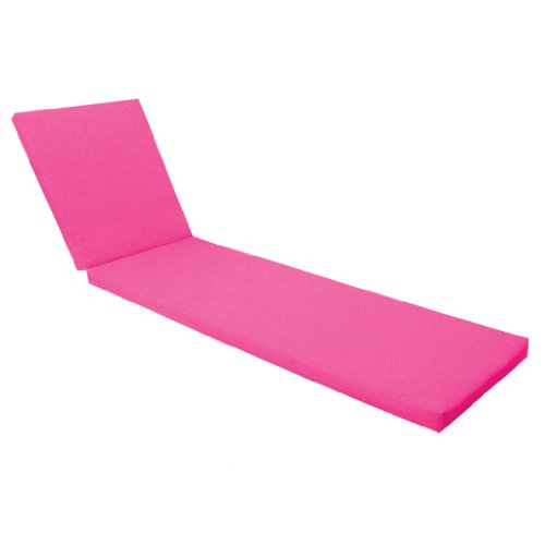Außen Garten Sonnenstuhl Polster NUR in Rosa, Bequem und Leicht. Großartig für Innenbereich Und Außen Verwendung, Hergestellt aus Hochwertigem Wasserfestem Stoff - 2