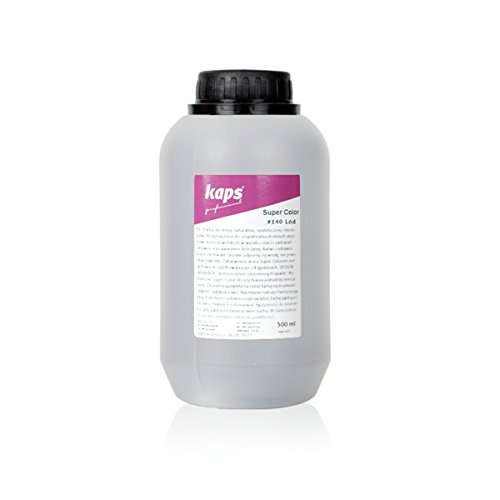 Dye Paint For Natural and Synthetic Leather and Textiles, Kaps Super Color, 82 Standard and Metallic Colours, Big Bottle 500ml - 16.9 fl. Oz.
