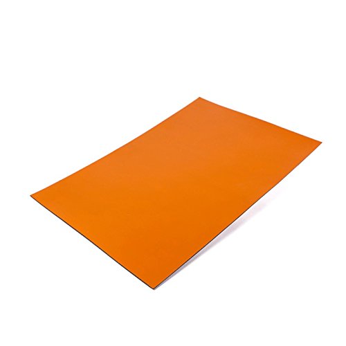 5 x Farbige Magnetfolie DIN A4 Format zum Beschriften und Zuschneiden, Farbe: orange
