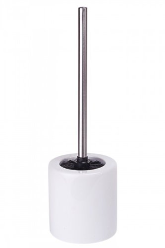 Edle WC-Bürste aus Porzellan mit Edelstahl-Griff – Toilettenbürste – Klobürste - 2