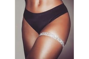 Zookey Cadena de pierna de diamante brillante Cadena de piernas plateadas Club nocturno rave body Chain Joyería para mujeres y niñas