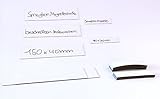 100 Magnetschilder Grabable con Bordo Marcador + 100 Ferroschilder