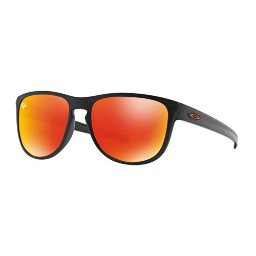 Oakley Sliver R 934215, Gafas de Sol para Hombre, Matte Black, 57