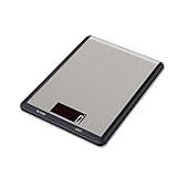 Alta precisión: equipado con 4 sensores de alta precisión para una medición precisa en cualquier momento; Capacidad de 5kg / 11lb, con una precisión de 1g / 0.1oz; Unidad: g, lb, oz, ml, kg, lt, adecuada para medir ingredientes, arroz, harina, oro, gemas.
