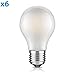 Produktbild ledscom.de E27 LED Birne Filament Matt A60 4W =40W Warm-Weiß 400lm A++ für Innen und Außen, 6 Stk.