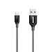 Produktbild Anker Powerline  Lightning Kabel  strapazierfähig und schnell Ladekabel [doppelt geflochten Nylon] für iPhone, iPad, Grau, (3ft/0.9m)