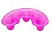 Premium Set of 2 Plastic Nail Art Manicure Acetone Resistant Nails Soaking Trays / Soakers In Pink And Black By VAGA