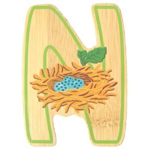 EverEarth Bamboo Letters N-Nest