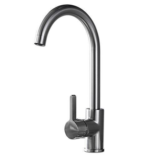 Wasserhahn Einhebelmischer Küche Armatur Spültisch Mischbatterie 360° schwenkbar Niederdruck