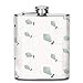Produktbild Kites - Mint And Black Wine Flasks Hip Flask with Funnel Stainless Steel 7 OZ Multicolor