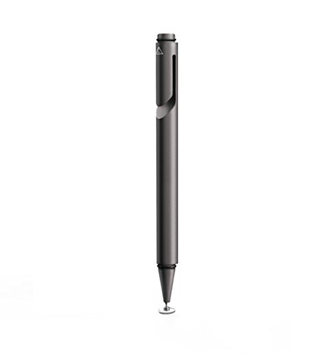 Adonit Mini 3 kapazitiver Eingabestift für alle Smartphones/Tablets wie Apple iPhone/iPad etc. - schwarz [Aluminium | Trageclip | Ergonomisches Design] - ADJM3B