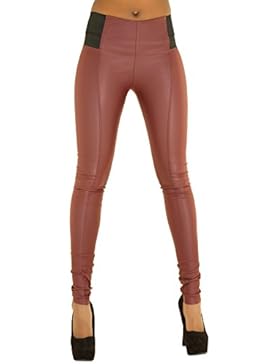 LustyChic - Pantaloni - Donna Burgundy 38