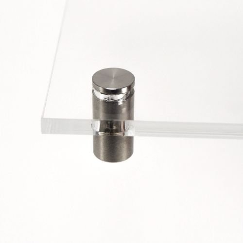 V2A Edelstahl Abstandshalter Set 10 mm x 15 mm, Made, Rund, Distanzhalter - 4