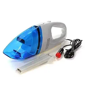 Viradiya Creation Car Vacuum Cleaner with Device Portable and High Power Plastic 12V Stronger Suction for All Types Wet and Dry with Carry Bag Portable Car Vacuum