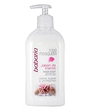 detergente liquido baja espuma Marca - BABARIA Babaria Rosa Mosqueta Jabón de Manos - 500 ml