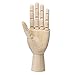 Produktbild BQLZR 8 "Holz linke Hand Krper K¨¹nstler Modell verbunden beweglichen Finger Holz Skulptur Schaufensterpuppe