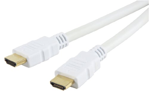 HQ Vergoldetes HDMI-Kabel 10 m weiß