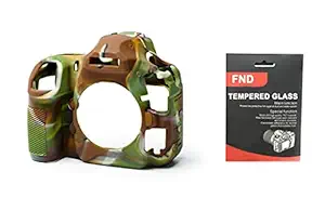 FND Silicone Protective Camera Case Cover for D810 Camouflage Silicone Cover with Protector