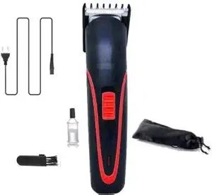 JYSUPER (Red) Rechargeable Cordless Quality Strong Power Low Sound Trimmer for Both Men & Women Runtime: 45 Min Trimmer for Men & Women (Red)