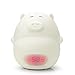 Produktbild GoLine Wecker Nachtlicht, Niedlich Piggy Soft LED Multicolor Wake Up Lampe für Kinder Schlafzimmer, 2 Alarme, 3 Sounds, 7 Farben, Tap Control, Temperaturanzeige, Easy Setting, AC/Akku Powered.(NL013)