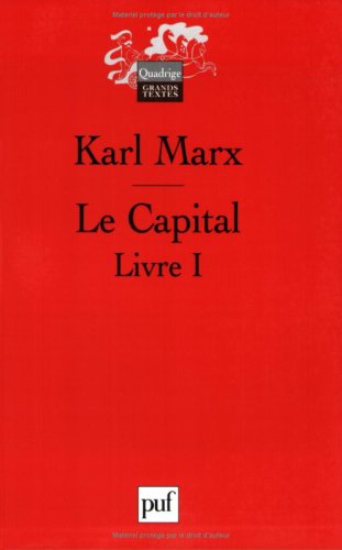 couverture de : Le Capital: critique de l'&eacute;conomie politique