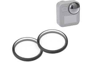 PULUZ 2 PZ Acrilico Copertura Lente Protettiva per GoPro Max, Copertura Della Macchina Fotografica Protettiva Accessori