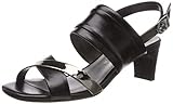 Altura del tacón: 5-8 cm Gerry Weber Shoes Florenz 01, Sandalias de Talón Abierto para Mujer, Negro (Schwarz-Kombi 101), 37 EU