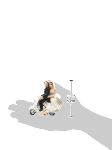 NEU Deko-Figur Hochzeitspaar auf Roller, 1 Stück - 2