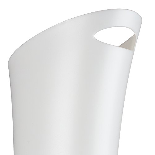 Umbra Skinny Can Papierkorb, weiß metallic - 5