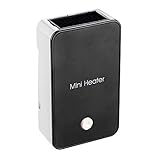 HTD Chauffage De Poche Mini Chauffe Bureau Chauffe USB Chauffage Électrique Bureau Portable,Noir