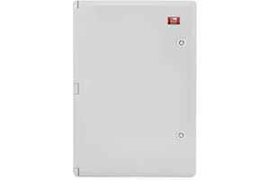 KOOP ELEKTRO Armoire de commande industrielle IP65 - Plaque de montage galvanisée - Verrouillage - Porte avec joint sur tout le pourtour - Boîtier mural vide en plastique ABS - 350 x 500 x